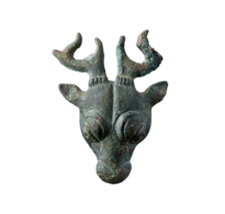 108 • A Scythian Bronze Deer-Head Harness Fitting